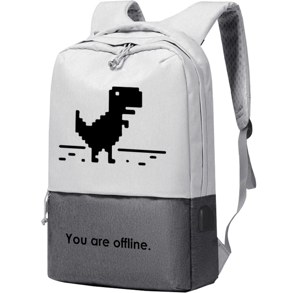 離線恐龍，雙肩電腦後揹包